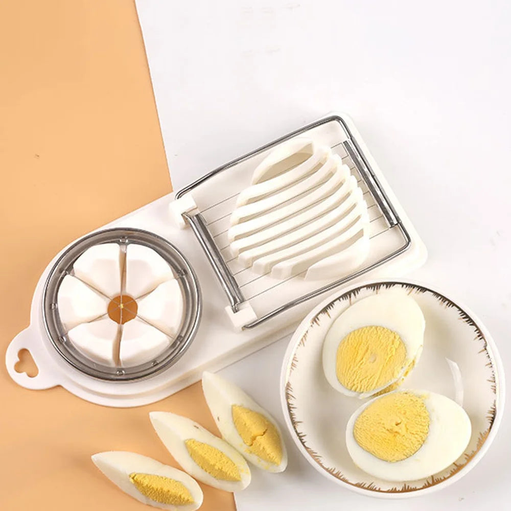 Multifunctional Stainless Steel Egg Cutter