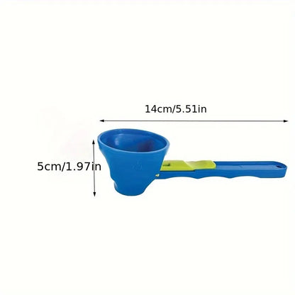 No Spill Funnel Spoon