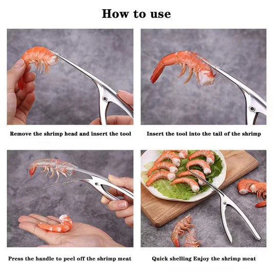 Multifunctional Shrimp Peeling Tool